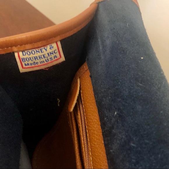 Vintage Dooney & Bourke Navy Blue Essex Bag - Picture 8 of 16